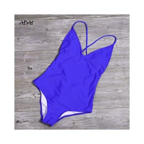 Womens Swimsuit Female Push-Up V Neck Bodysuit Plus Size Swimwear Bathing Suits 2021 Bikini Sexy One-Piece Swimsuit Beachwear