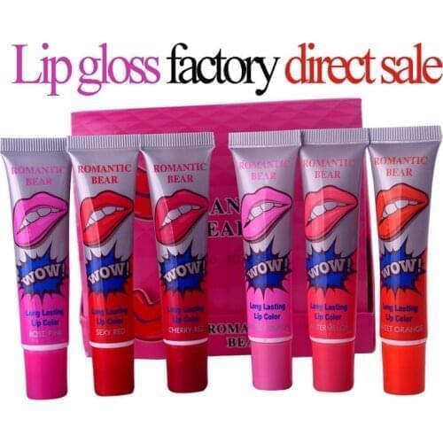 By ems or dhl 500pcs Lipstick Liquid Tint Long Lasting Lip Gloss Tattoo P