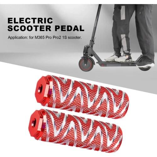 Scooter Pegs Aluminum Alloy Bicycle Pedal Front Rear Axle Foot Pegs Scooter Foot-Peg For M365 Pro Pro2 1S