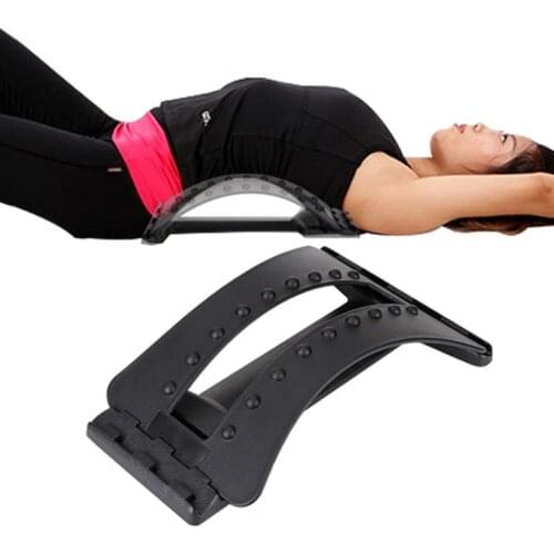 Multi-Level Back Massage Stretching Magic Back Support Stretcher Plus Waist Relax Mate Device Fitness Equipment
