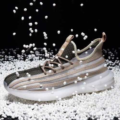 Sommer Schuhe Herren Rubber Shoes For Men Man Breathable Sandalias Transpirables Mens Sneakers Mesh Slip On Fashion