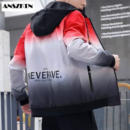 ANSZKTN New Arrivals Winter Jacket Men Fashion Stand Collar Male Parka Jacket Mens Solid Thick Jackets and Coats Winter Parkas