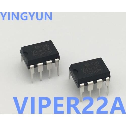 5PCS/LOT VIPER22A VIP22A Low Power OFF Line SMPS Primary Switcher VIPer22 DIP-8 New original