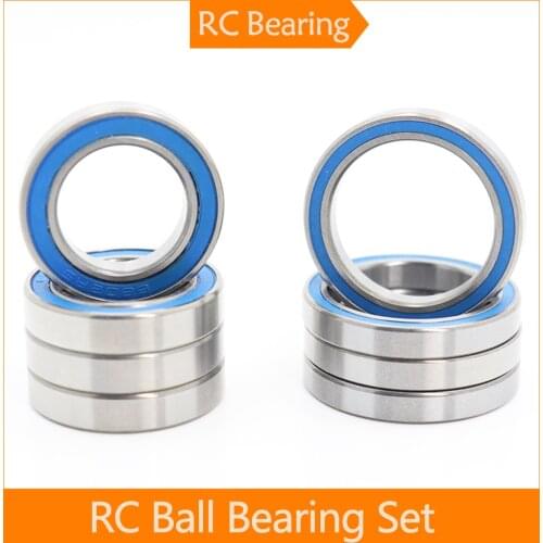 RC Wheel Hub Bearings for Traxxas X-Maxx 6S 8S, 15x24x5mm-20x27x4mm Ball Bearing Set (Pick of 8pcs)