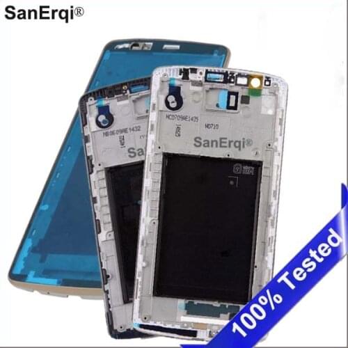 SanErqi 10pcs LCD Holder Screen Front Frame Housing Case For LG G3 D850 D851 D855 Replacement Parts