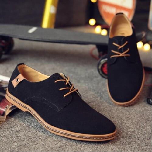 Unmdb Men's Suede Shoes