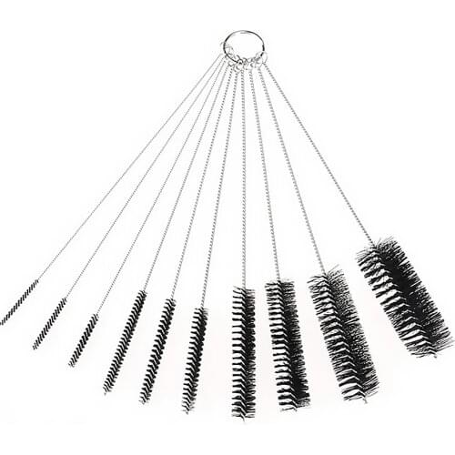 10pcs Coffee Machine Tube Brush Cleaning Nylon Bottle Tube Straw Cleaner Brusher Household Cup Bottle Scrubber Tool