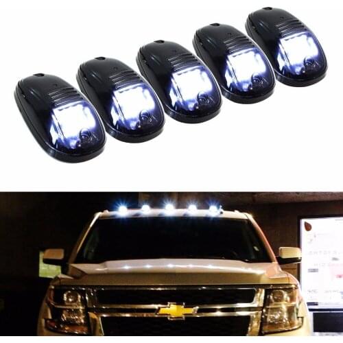 2021 5PCS LED Cab Roof Top Marker Running Clearance Lights For Ford Truck SUV Pickup 4X4 Top Marker Running Right