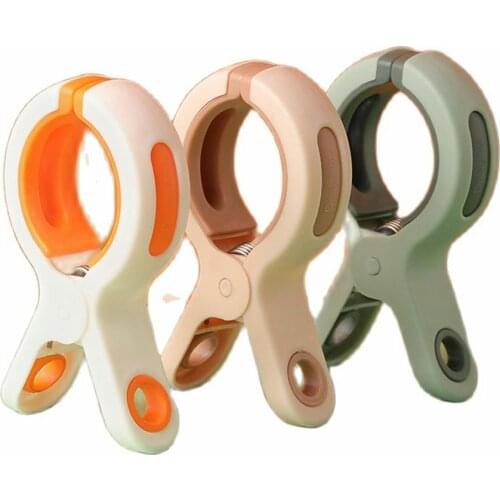 3/5/10pcs Plastic Hanger Clips Laundry Clothes Beach Towel Pins Spring Clothespins Home Large Clothes Clips For Drying