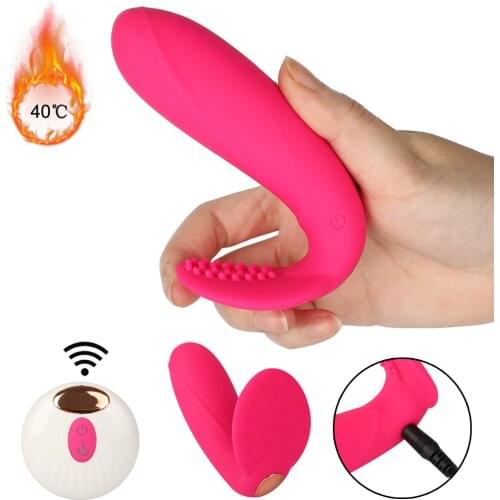 Wireless Remote Wearable Vibrator Panties 10 Speeds Clitoris Stimulator Heating G-Spot Vibrators Sex Toys for Women Masturbator