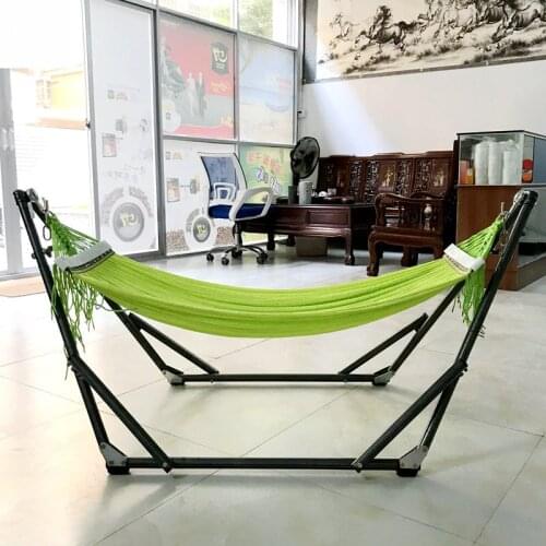 Childrens Folding Stand Hammock Bed, Indoor & Outdoor Shaker Swing, Hold Up 160 LBS Space Saving