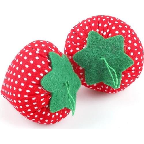 Fashion 1pc/lot Strawberry sewing kit needle package 3d embroidered patchwork hand sewing needle tools handmade diy accessories