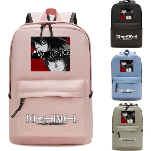 Death Note bolsas 2021 travel anime fashion ladies schoudertassen backpack
