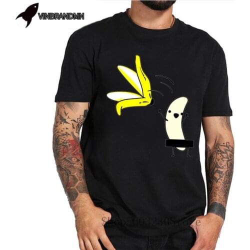 Mens Banana Sexy Funny Design Print T-shirt Unisex Summer Humor Design Joke Hipster T-Shirt White Casual T Shirts Streetwear
