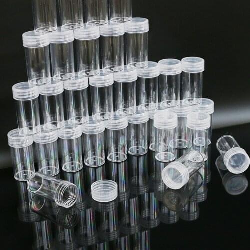 Wholesale In Bulk Plastic Bottles For Diamond Painting Embroidery Accessories Container Bottles Crystal Bead Storage Jar