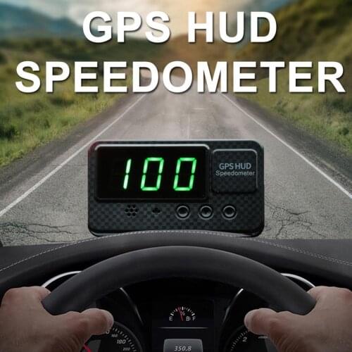 1pcs C60s Km/h Mph Altitude Display Projector Universal Car Gps Speedometer Big Fonts Led Display Odometer Car Head Up Display