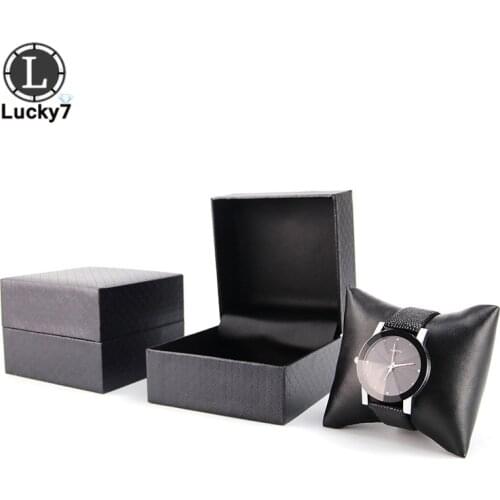 Special Paper Diamond Pattern Watch Box Flip Watch Storage Jewelry Box PU Leather Jewelry Packaging Box Organizer Display Box