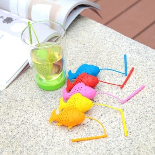 1pc Fish Shaped Tea Infuser Stainless Steel Tea Ball Leaf Tea Strainer for Brewing Device Herbal Spice Filter Kitchen Tools