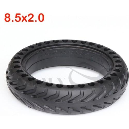 8.5 inch Bee Hive Holes Solid Tire 8.5x2 solid Tire For Electic Scooter Motorcycle ATV Moped Parts 8.5X2.0