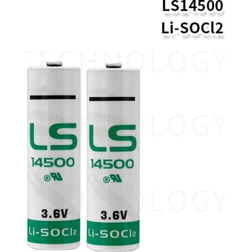 2PCS SAFT LS14500 ER14505 3.6V AA 2450mAh lithium battery for facility equipment spare generic lithium battery