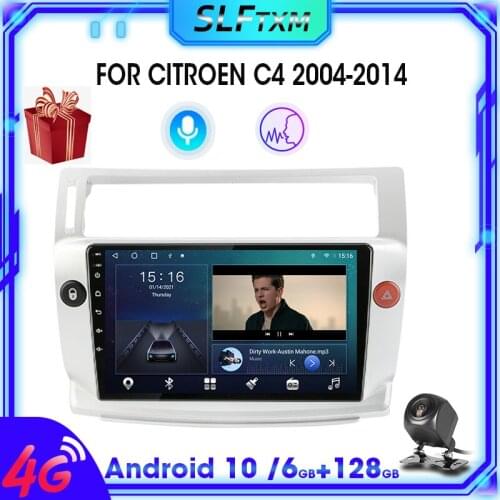 Develuck 2 din Android car Radio multimedia Player for Citroen C4 C-Triomphe C-Quatre 2004-2014 Auto stereo DVD GPS Navigation