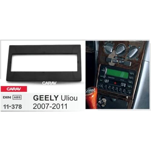 CARAV 11-378 Top Quality Radio Fascia for GEELY Uliou 2007-2011 Stereo Fascia Dash CD Trim Installation Kit