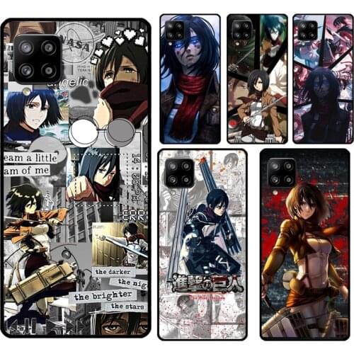 Mikasa Attack On Titan Case For Samsung A71 A51 A21S A20e A70 A50 A40 A30 A20 A10 A12 A32 A42 A52 A72 A11 A31 A41