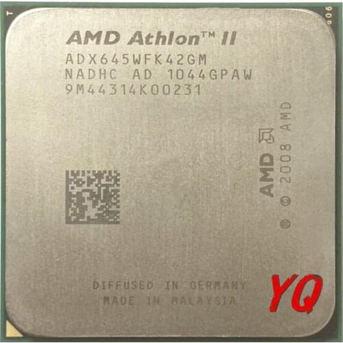 AMD Athlon II X4 645 3.1 GHz Quad-Core CPU Processor ADX645WFK42GM Socket AM3