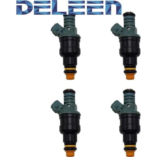Deleen OEM Bosch Fuel Injectors Set 40280150902 for 87-93 Volkswagen Jetta Golf 1.4 Car Accessories
