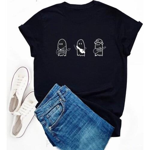 Julie and The Phantoms T Shirt Harajuku Sunset Curve Woman Tshirts Hip Hop Band Inspired Tee Shirt Cotton Short Sleeve Camisetas