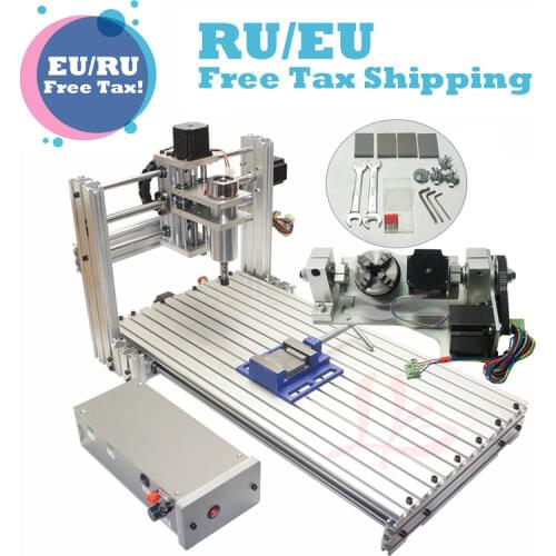 CNC Machine 3060 5 Aixs 4 Axis 3 Aixs Aluminum Metal Milling Machine USB Port Mach3 3d Machine Wood Router for Wood Carving