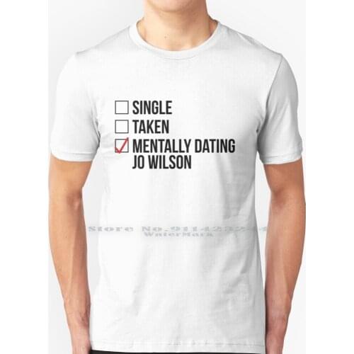 Mentally Dating Jo T Shirt 100% Pure Cotton Greys Anatomy Greys Anatomy Alex Karev Izzie Stevens Meredith Grey Derek Shepeherd