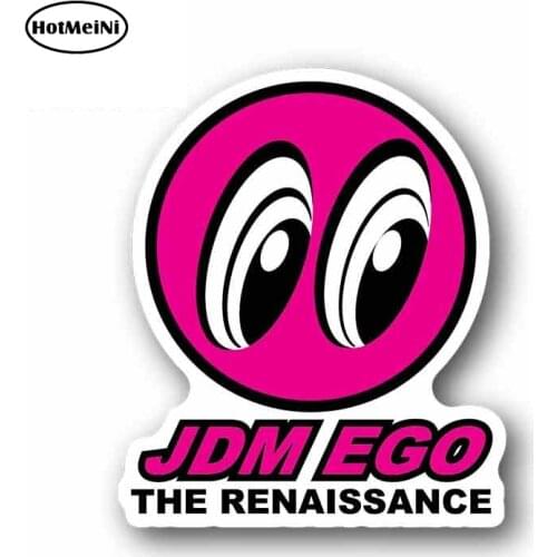 HotMeiNi 13cm x 10.9cm Ego Racing Cartoon Fine Decal Funny Car Stickers Oem Bumper Trunk Truck Graphics Vinyl JDM Accessories