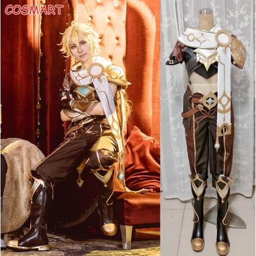 [Customize] Anime Genshin Impact Traveler Paimon Kong Game Suit Uniform Cosplay Costume Halloween Outfit For Women Men New 2020