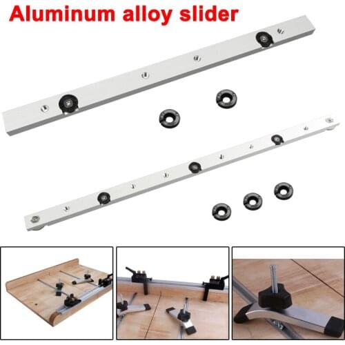 Aluminium Alloy Miter Bar Rail Slider Table Saw Gauge Rod Wood Working Tool JA55