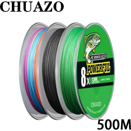 New X8 Shares 500M PE Fishing Line Japanese Durable Monofilament Rock Sea Fishing Line Super Strong Daiwa Carp Match Fishing