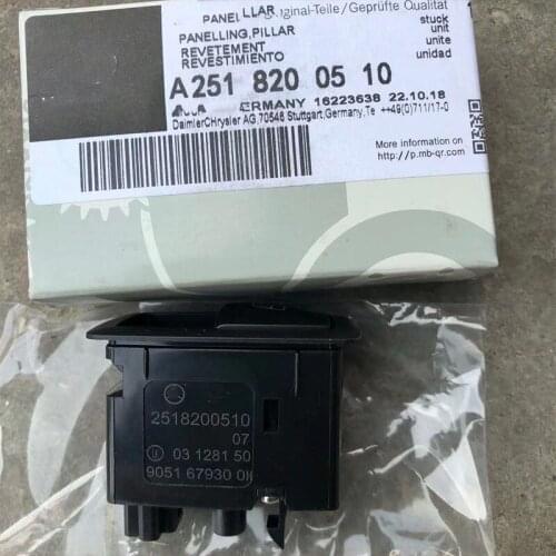 Original electric window switch for Mercedes-Benz ML GL R Class X164 W164 GL550 GL450 GL350 GL63 ML550 ML350 OEM 2518200510