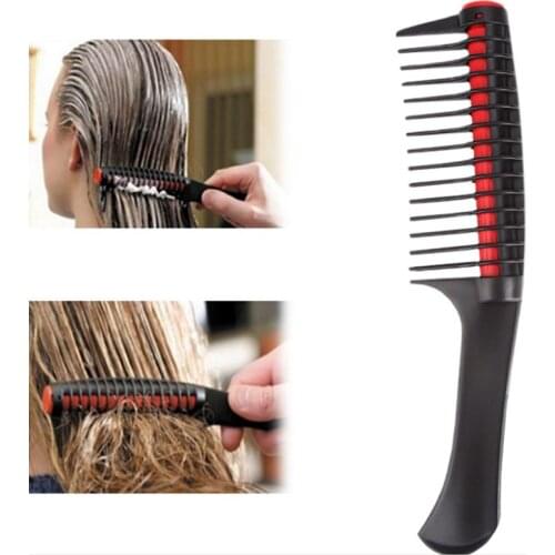Professional Wide Tooth Hair Comb Hair Dyeing Coloring Detangling Combs Hair Brush Hair Styling Barber Tools Salon Accessories
