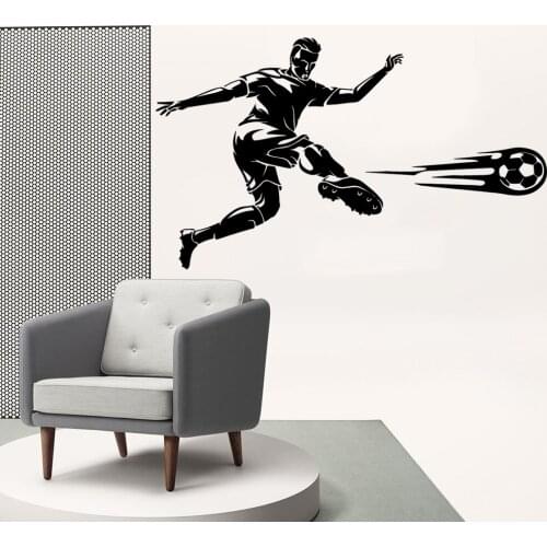 Luxuriant Play soccer Wall Sticker Home Decoration Accessories For Childrens Room Decal Creative Stickers