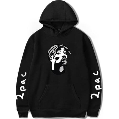 Oversized 2pac Tupac Shakur Rock Singer Men Women Sweatshirt Hoodies 3D Print Long Sleeve Casual Drop Shipping Man Jacket Coat