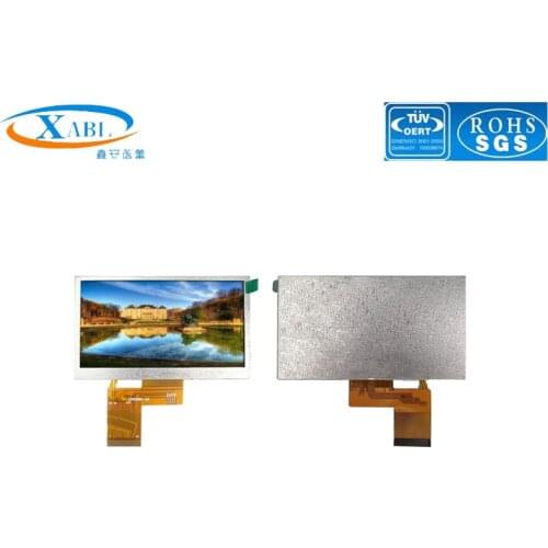 XABL 4.3 Inch LCD TFT Color Screen Interface Full View Memory No Touch 480*272 Resolution Customizable