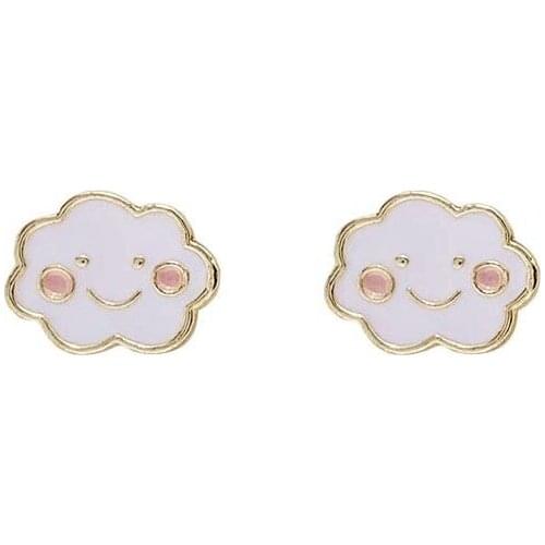 12 pair / lot fashion jewelry accessories new design metal cloud earrings