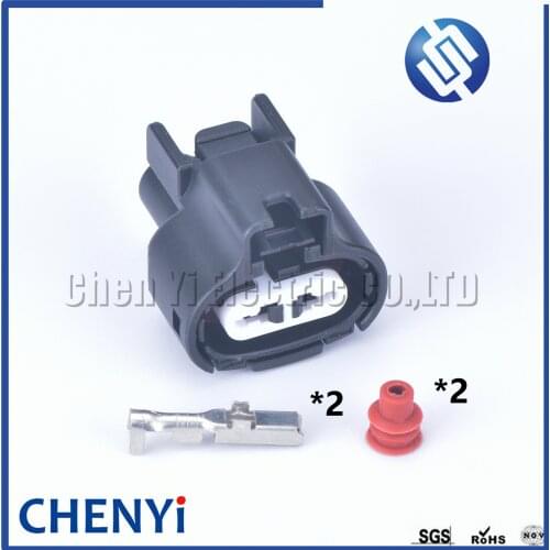 1set 2 pin way 2.2 mm Female Waterproof Auto Sensor Connector 7283-1224-10 90980-11163 for Japanese IAT/MAT ap