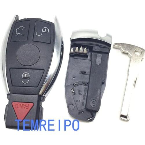 10pcs/lot Replacement Entry Key Case Shell For Mercedes Benz W203 W210 W211 AMG W204 C E S CLS CLK CLA SLK Classe