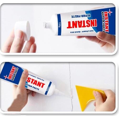 150g Instant Waterproof Repair Paste High Bond Glass Porcelain Repair Cream Caulk Wall Crack Hole Repair Sealers Glue #P2