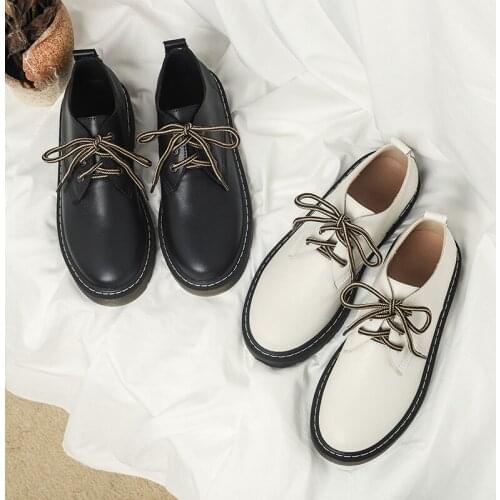 2020 New Womens Handmade Shoes Leather Flat slip-on Shoes Woman Loafers Soft Single Casual Flats Shoes Women R12-98