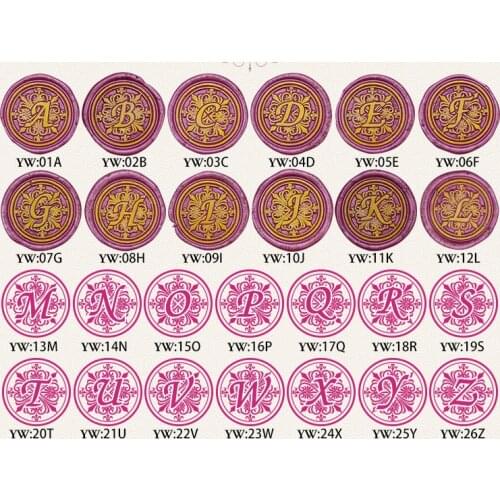 Cute Letter Wax Seal Copper head Curlicue Alphabet DIY Scrapbooking Vintage Ancient Seal Retro Stamp gift HIGH QUALITY164