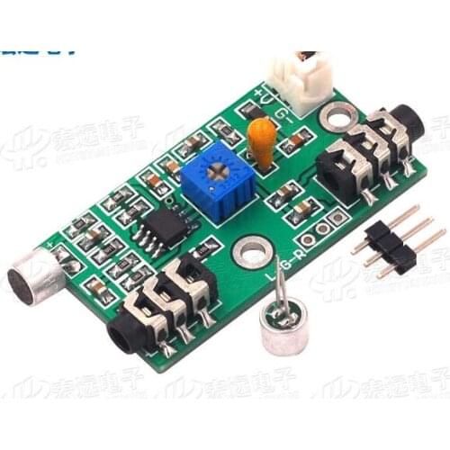 Microphone amplification module Audio amplifier circuit ac signal amplifier board