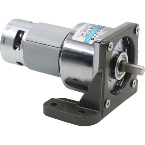 60GA775 Motor DC 12V/24V 35W 775 High Power High Torque Gear Box GearBox Electric Gearmotor 5/10/15/30/50/100/200/300/400/500RPM