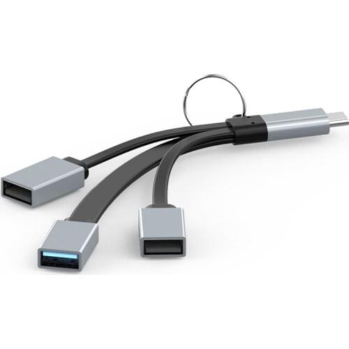 Otg Adapter Typec to TF SD Card Data Cable Android Phone To Connect U Disk Mouse Reader For Xiaomi Samsung USBC iPad Macbook